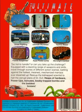 Ultimate Stuntman, The (USA) (Unl) box cover back